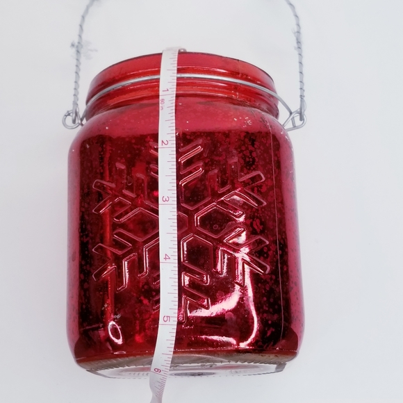 Red Christmas Mason Jar - Picture 9 of 10